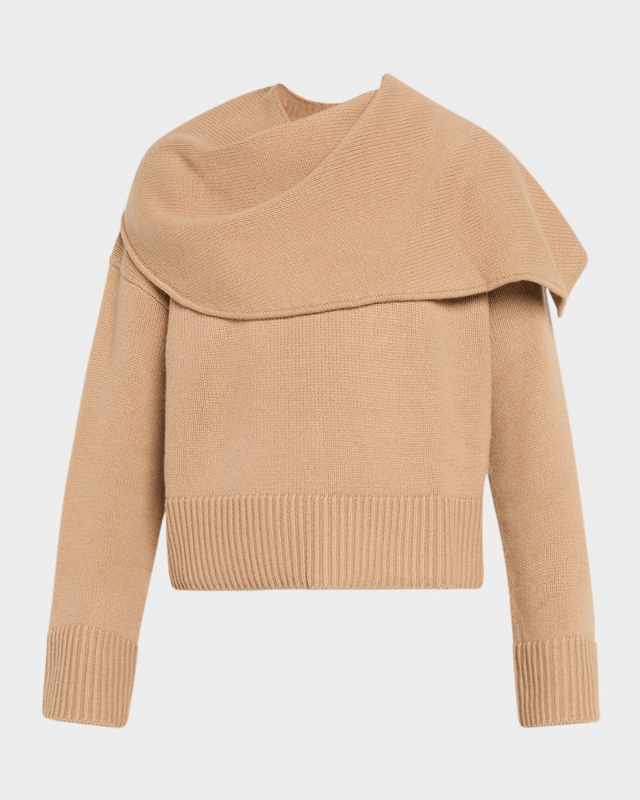 Elson Cashmere-Blend Scarf Sweat